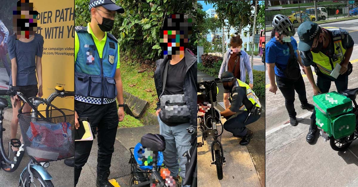 LTA CAUGHT 26 E-SCOOTER/BICYCLES WITHOUT THEORY TEST CERT