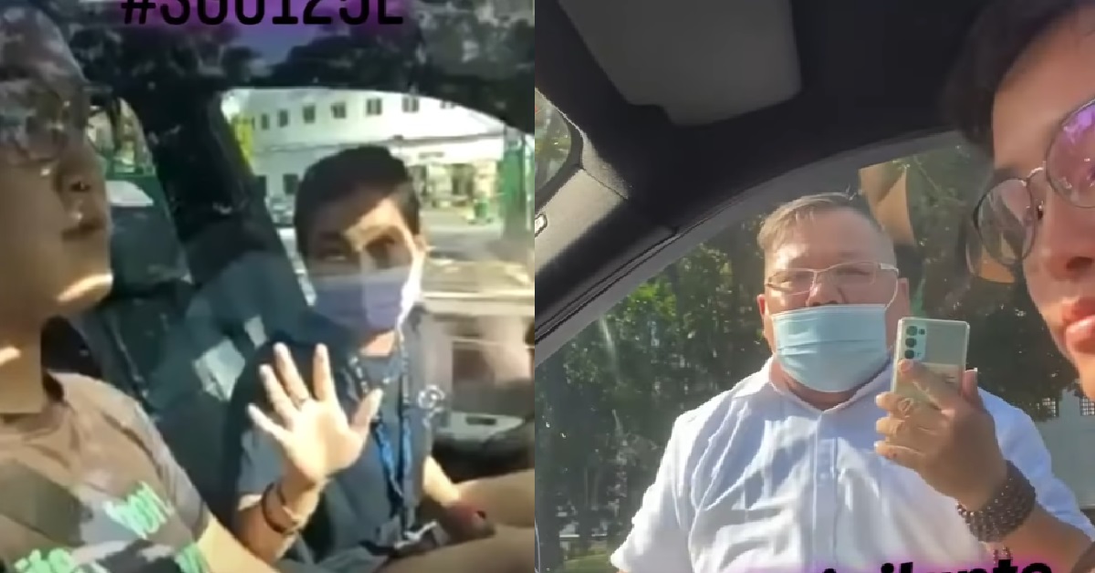 BMW DRIVER ALLEGEDLY POINT MIDDLE FINGER, THEN HIDE INSIDE CAR WHEN CONFRONTED