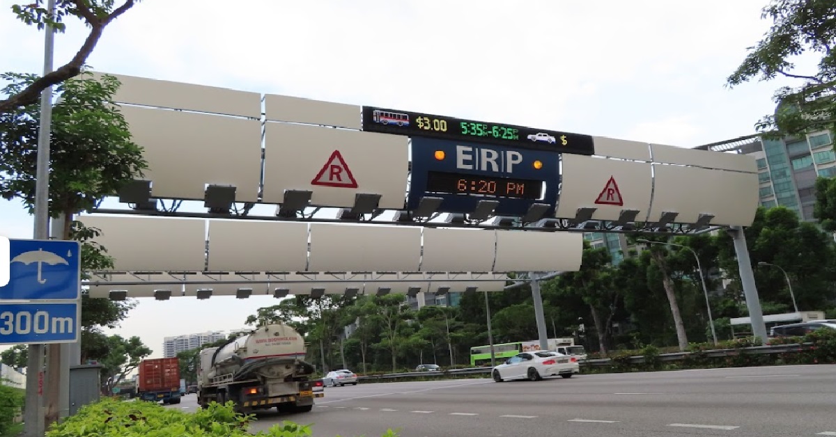ERP RATES TO BE INCREASED BY $1 @ AYE & CTE FROM 14 FEB ONWARDS