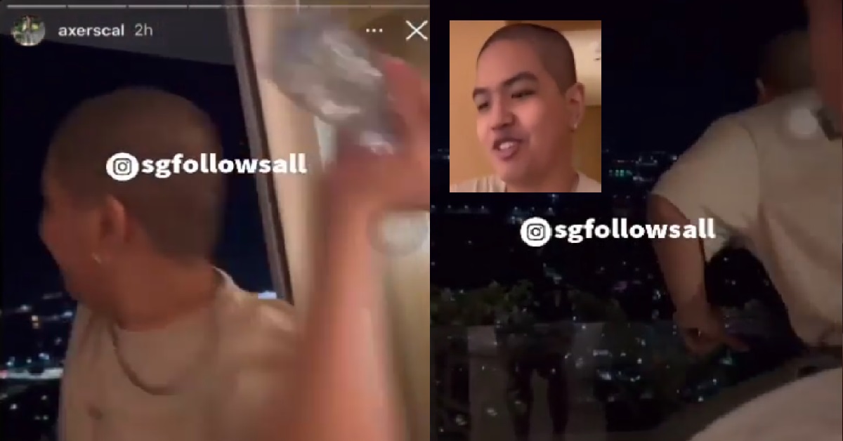 GUY THROWS BOTTLE DOWN BUILDING, WANT TO TEST THE LAW (& GRAVITY)