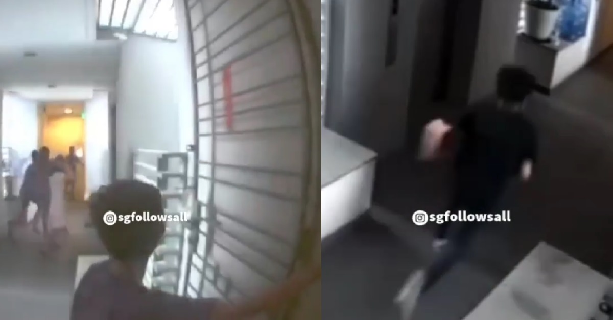 YPS CAUGHT ON CCTV PRESSING RESIDENT’S DOORBELL & RUNNING AWAY
