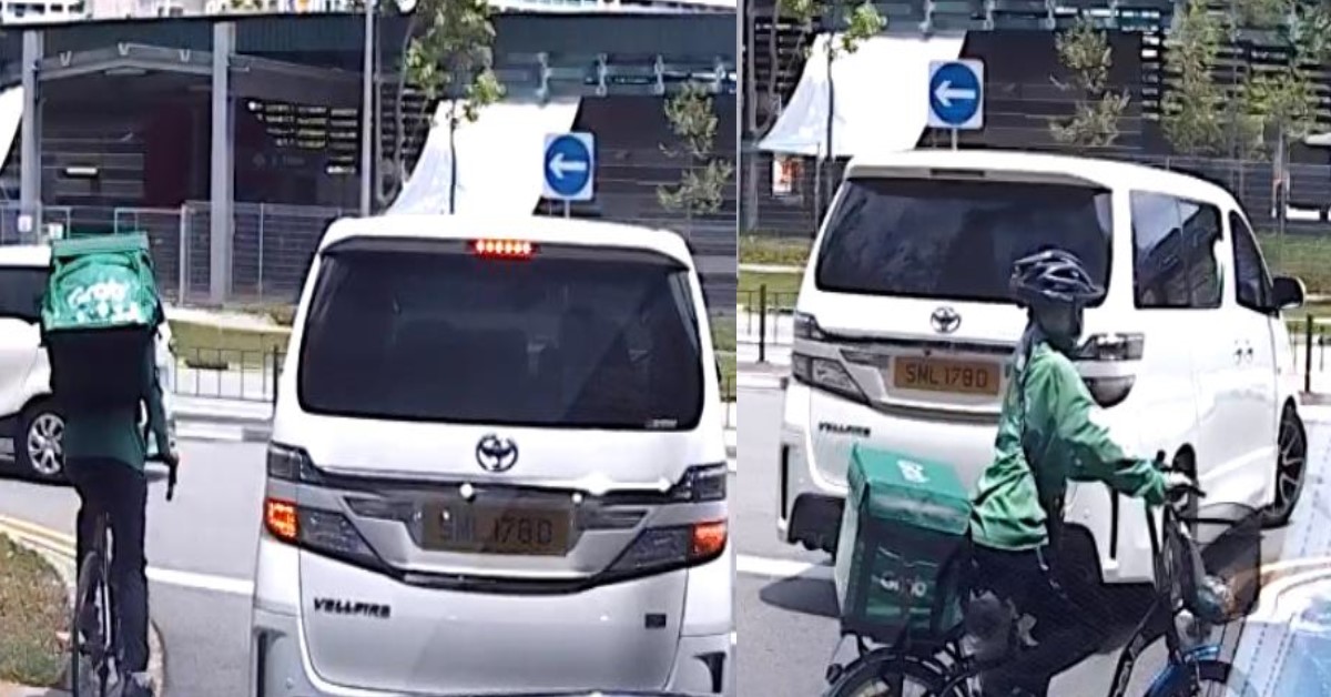 TOYOTA VELLFIRE GOES AGAINST TRAFFIC FLOW ON ONE WAY ROAD