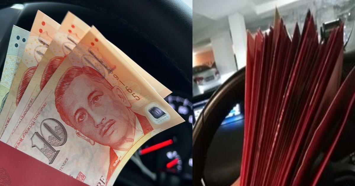 PASSENGER GIVES GRAB DRIVER $80 ANG BAO FOR CNY