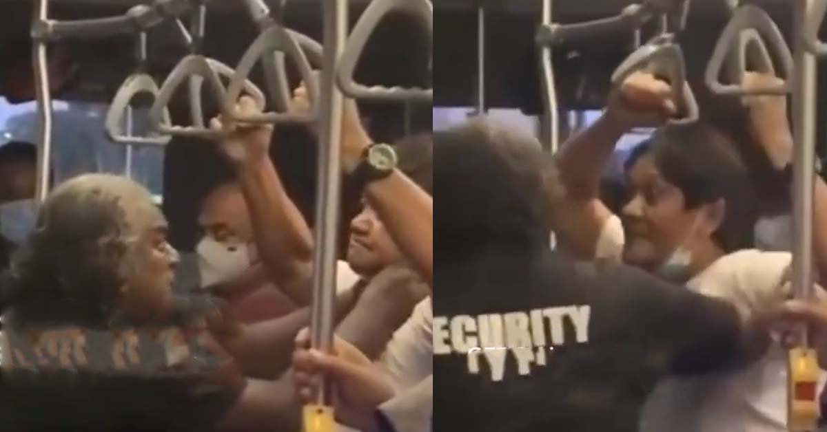 MAN CHOKES ANOTHER ON BUS AFTER PUSHING DISPUTE