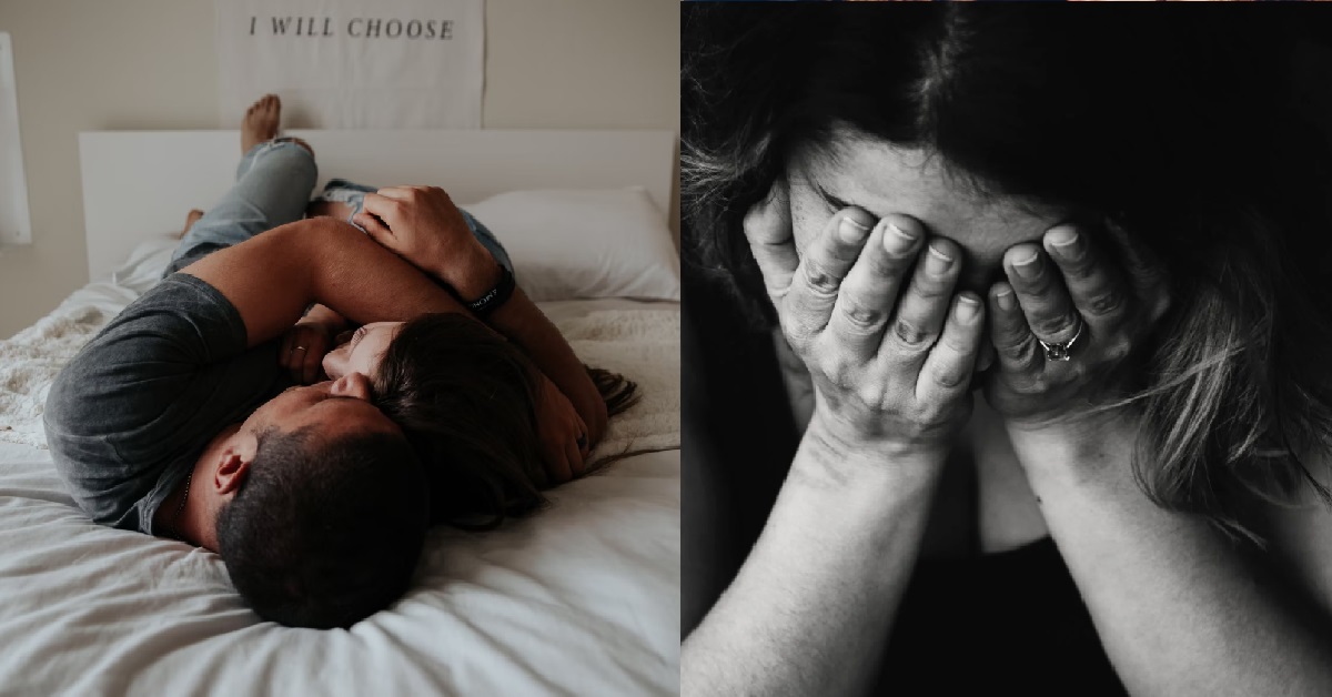 COUPLE WRESTLING IN BED, GIRL STARTS CRYING THEN BF LAUGHS AT HER