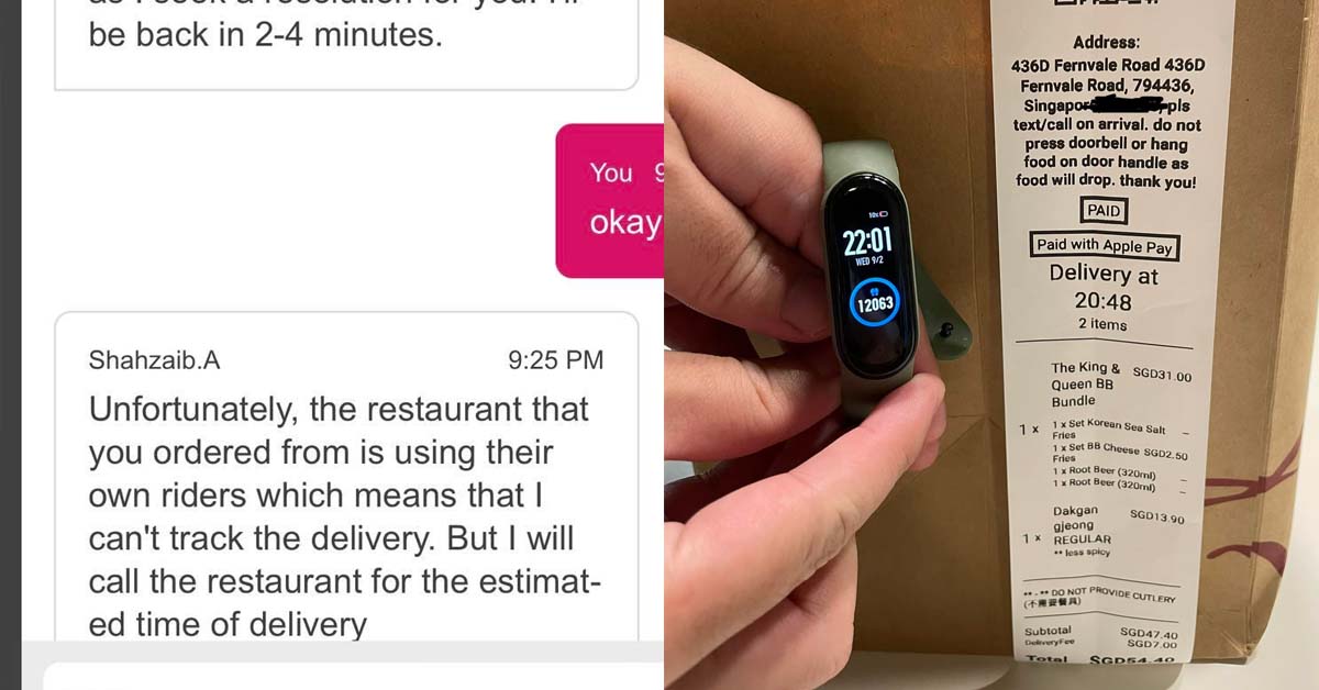 GUY WRITES SUPER LONG POST CAUSE HIS FOODPANDA DELIVERY TOOK HOURS