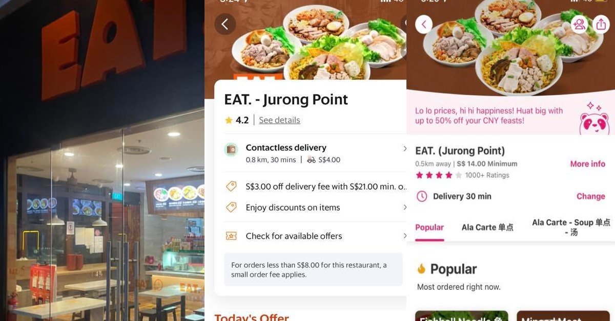 EAT @ JURONG POINT REFUSES TO SERVE EVEN WHEN IT STATES ‘OPEN’