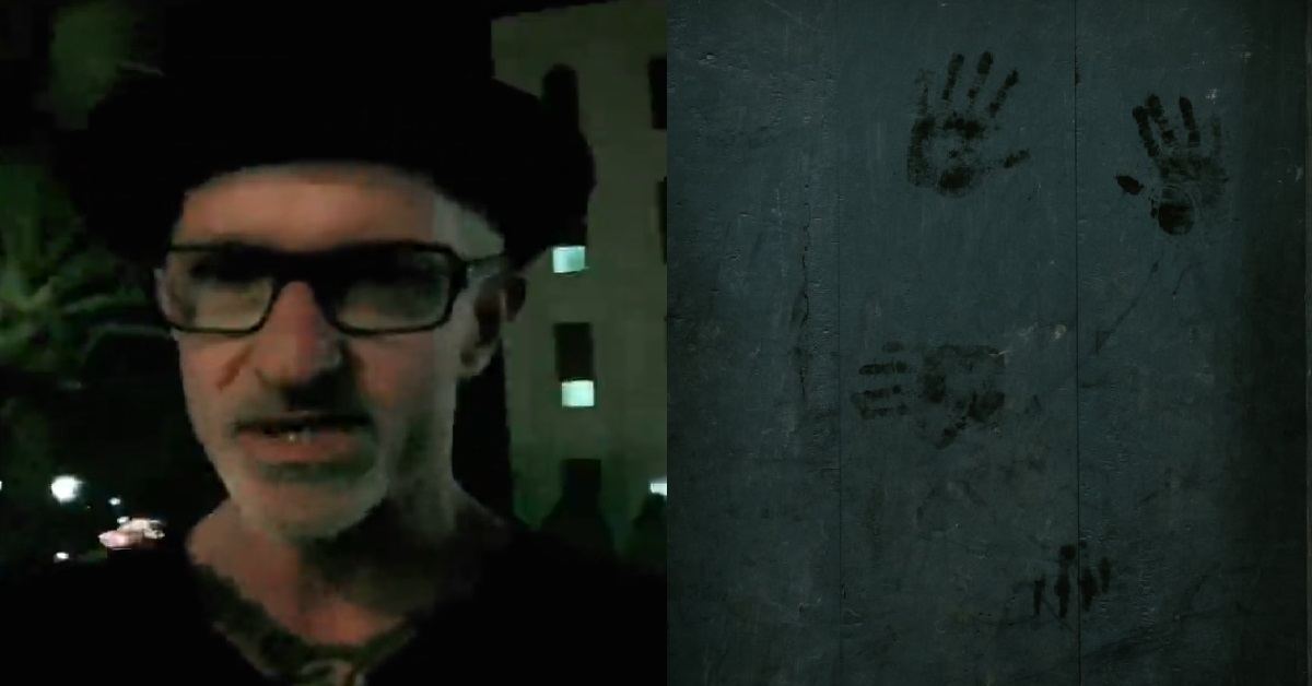 MAN “DOING IT” WITH WOMAN IN BED, FINDS SPOOKY HANDPRINTS ON CEILING