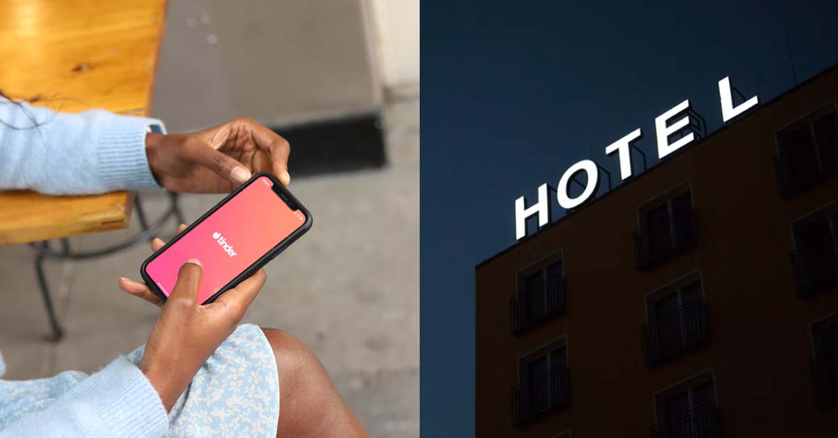 TINDER DATE MAKES GUY BOOK HOTEL THEN WENT TO WRONG HOTEL
