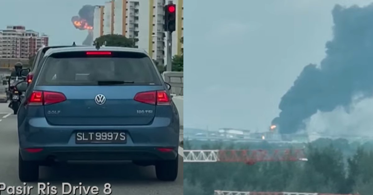EXPLOSIONS HEARD, FIREBALL @ JB FACTORY SEEN FROM SPORE