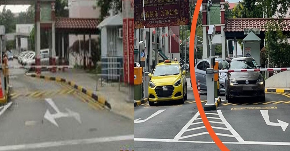 FAMOUS HAWKER AT 254 JURONG EAST ST 24 GETS CAR PARK EXIT EXPANDED