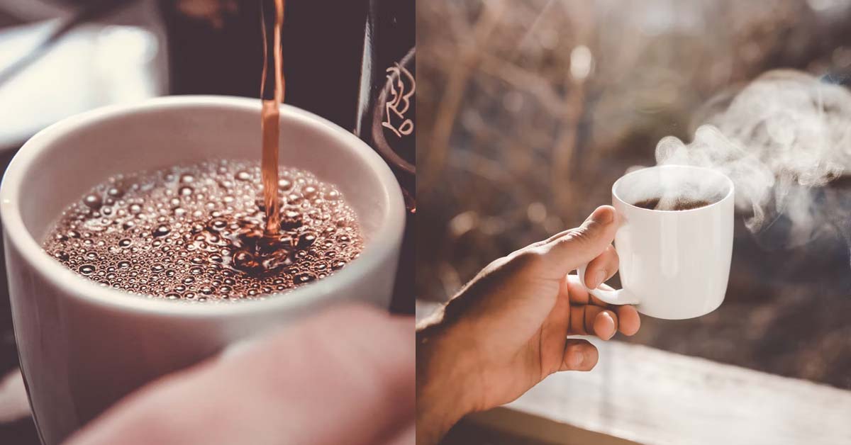 KOPI TIAM POURED 1/5 COFFEE AND TOP-UP WITH HOT WATER