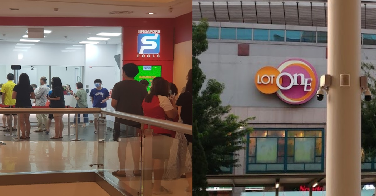 S’PORE POOLS OUTLET AT LOT ONE SOLD 6 WINNING TOTO TICKETS IN 3 MONTHS