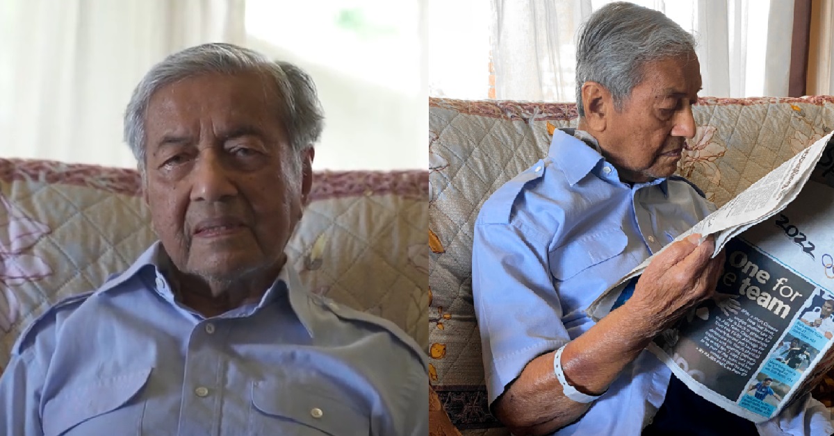 96 Y.O MAHATHIR GIVES UPDATE ON AILING HEALTH – PARTIALLY RECOVERED