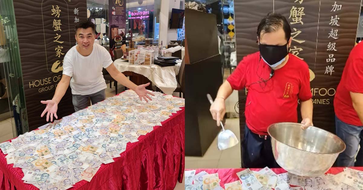 HOUSE OF SEAFOOD PREPARE S$38,888 FOR STAFF TO PLAY “SCOOPING GAME”