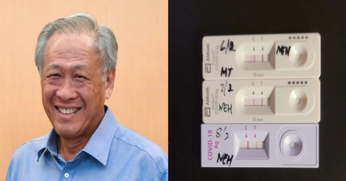 DR NG ENG HEN TESTS POSITIVE, SHARES EXPERIENCE