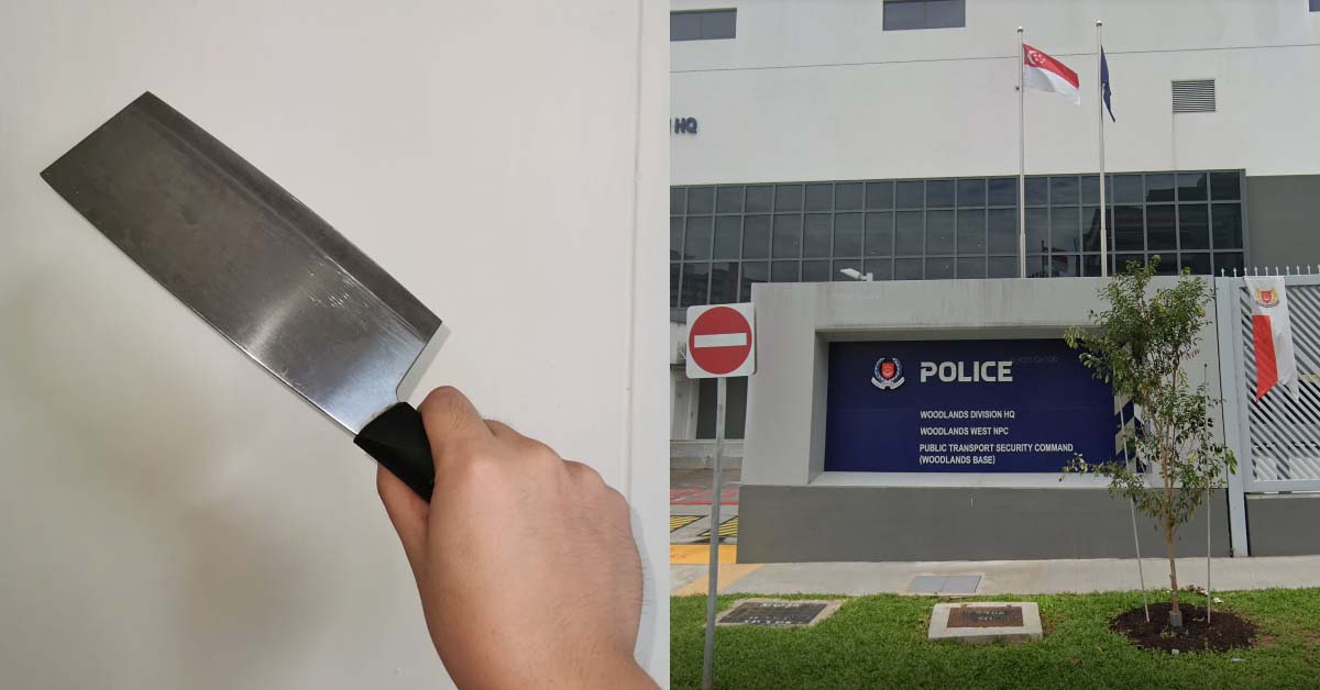 WOMAN TOOK DRUGS, WIELDED CHOPPER TO FIND BF & BITE AUXILIARY POLICE