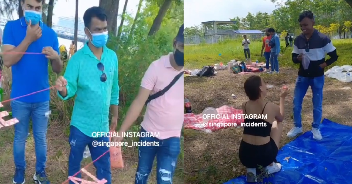 WOMAN PROPOSE TO BF IN GROUP OF 8, BREAKING THE LAW ROMANTICALLY
