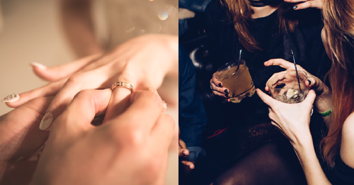 MAN’S WIFE TOOK OFF WEDDING RING WHILE DRINKING, CAN’T CONTACT HER