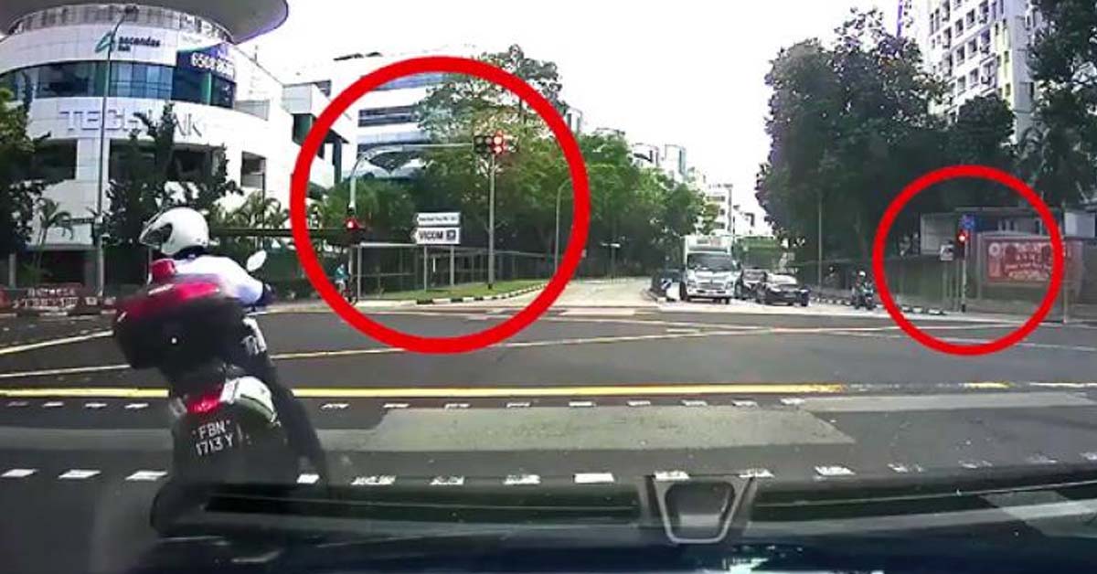 PARKING WARDEN BEAT RED LIGHT IN BEDOK, CERTIS TAKING DISCIPLINARY ACTIONS