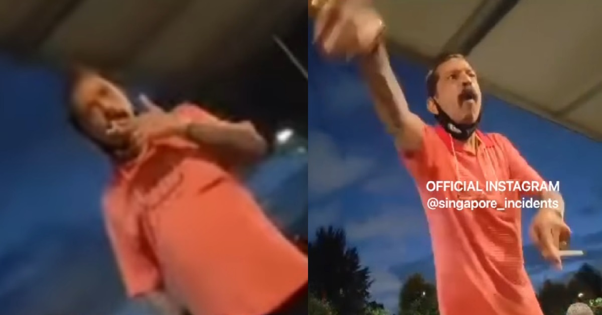 GUY TOLD MAN TO SMOKE OUTSIDE BUS STOP, MAN TOLD HIM “NOT YOUR TAIJI”