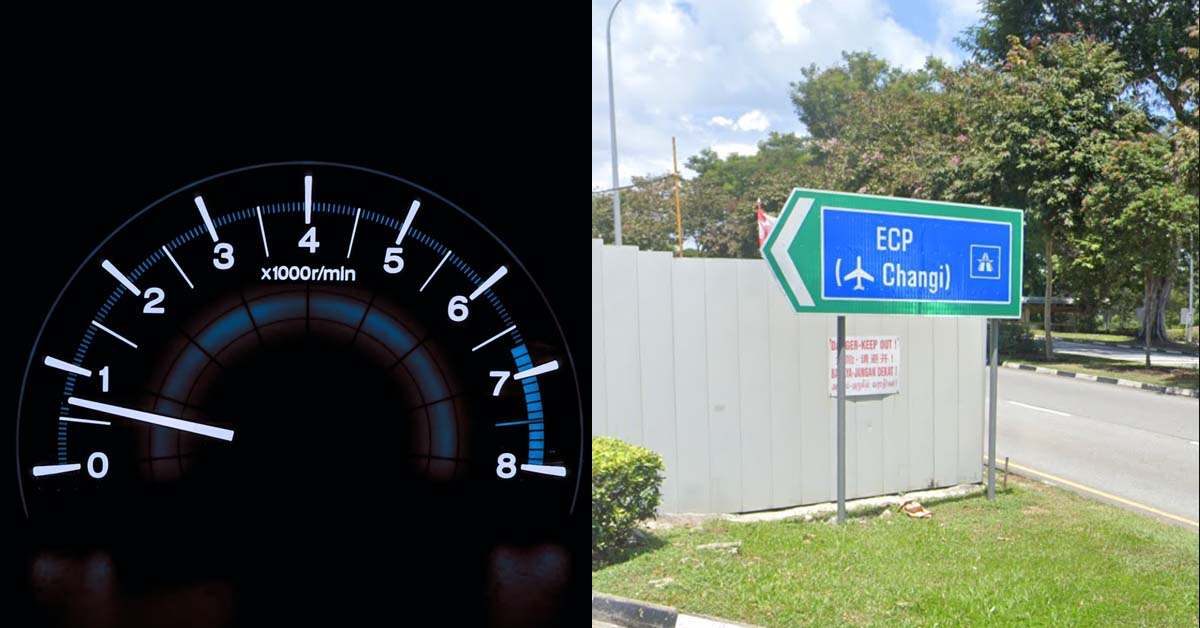 MAN DRIVES 201KM/H ALONG ECP GETSS FINE $1K & BAN FROM DRIVING
