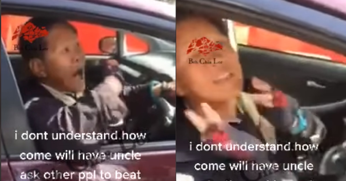 TAXI DRIVER CHALLENGE UNCLE TO WHACK HIM, THEN SPIT AT EACH OTHER