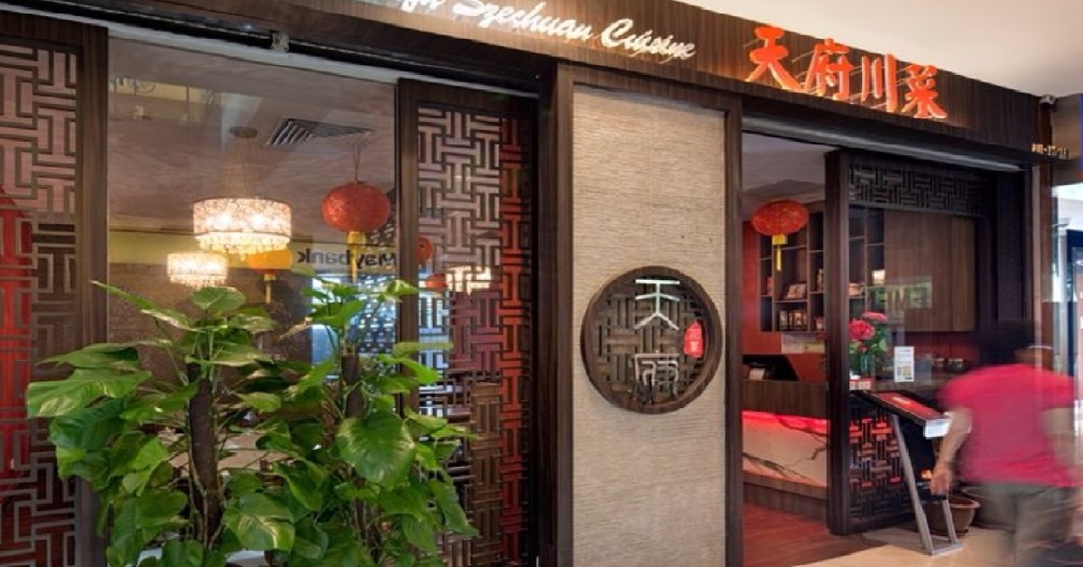 TIANFU SZECHUAN CUISINE SUSPENDED BY SFA FOR FOOD HYGIENE BREACHES
