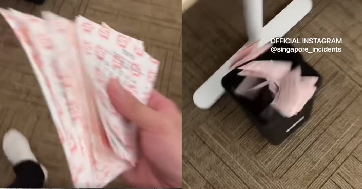 MAN NEVER WIN TOTO SHOUT KNNCCB, THROW AWAY STACKS OF TOTO TICKETS