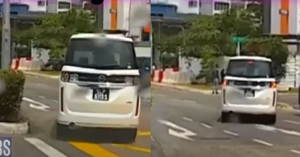 GARANG DRIVER DRIVES AGAINST FLOW OF TRAFFIC AS A SHORTCUT