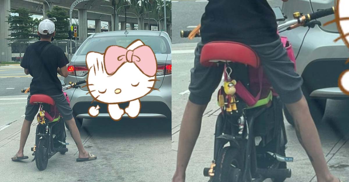 E-SCOOTER CHAMPION THINK HE MOTORBIKE, NO REGARD FOR LAW