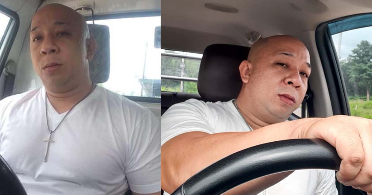 THAILAND VIN DIESEL LOOK ALIKE, PLAYS DRESS UP  WITH 2,000 FB FANS