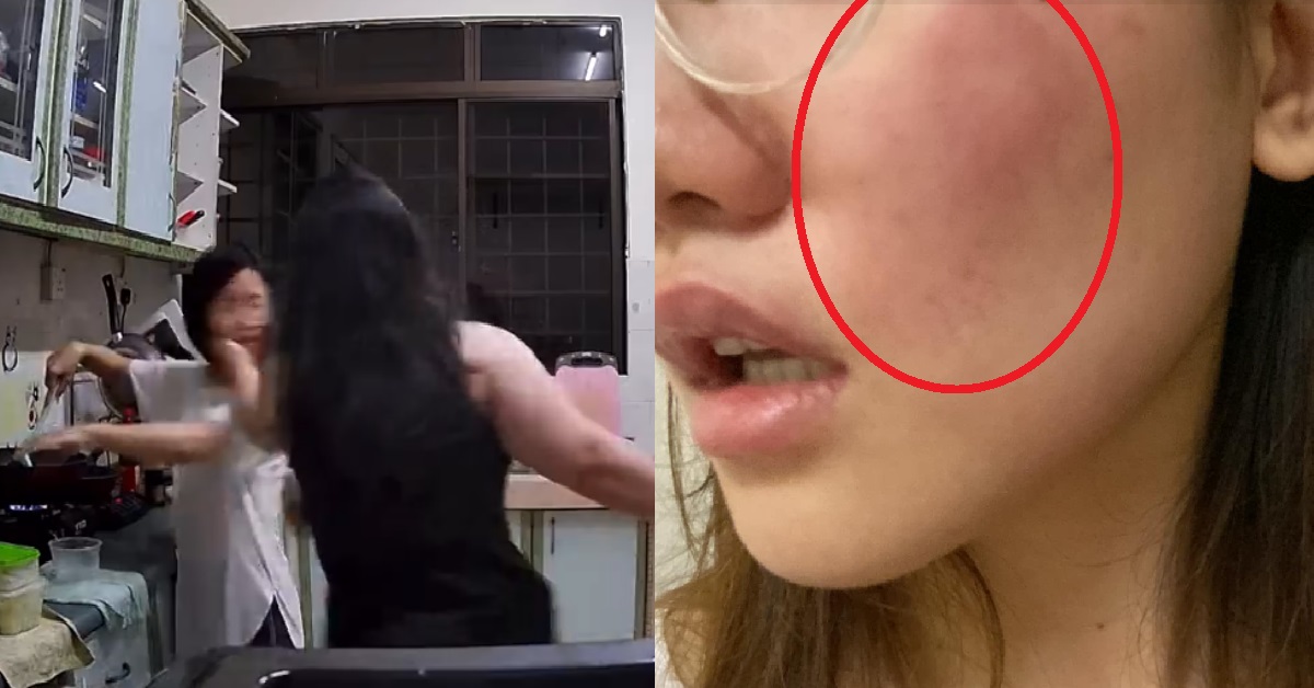 GIRL SLAPPED IN THE FACE BY HOUSEMATE FOR WAKING HER UP