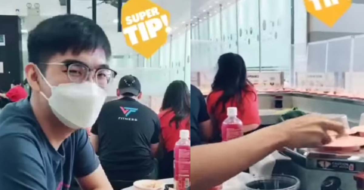MAN PUTS BACK SUSHI PLATE TO AVOID PAYING, NETIZENS SAY AS GOOD AS STEALING