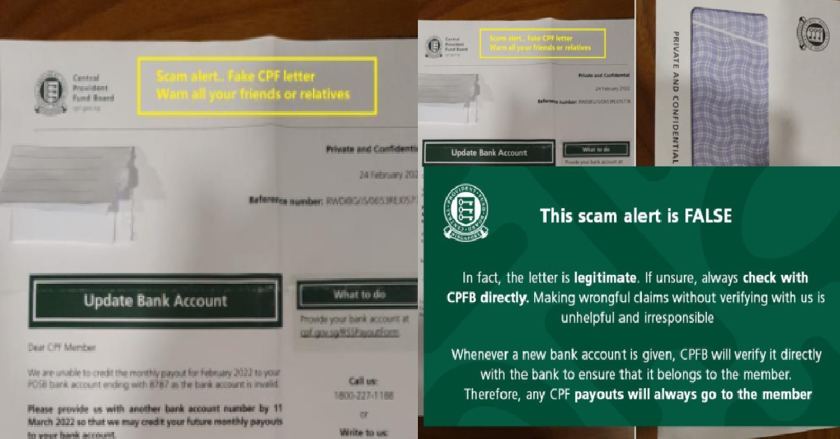 CPF – MESSAGE CIRCULATING ABOUT “FAKE” CPF LETTER IS ACTUALLY REAL