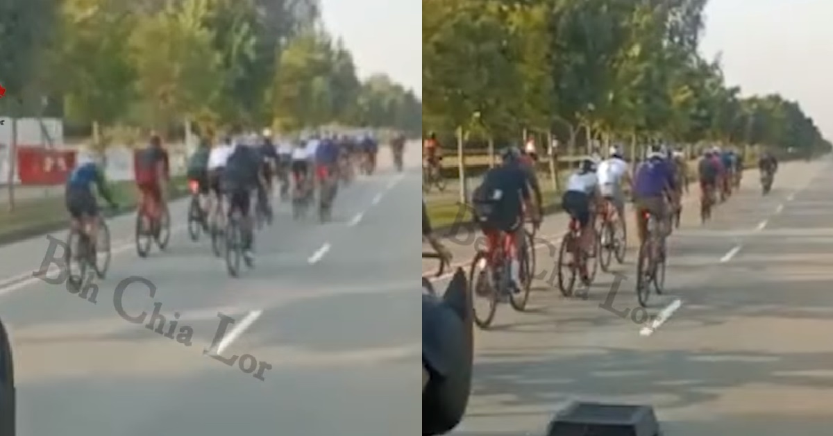 “KINGS OF THE ROAD” CYCLING IN HUGE GROUP, REFUSE TO USE BIKE LANE