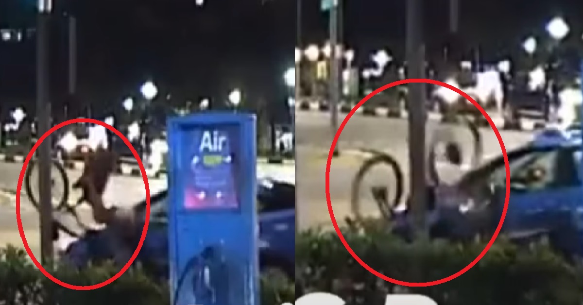 COMFORT TAXI CRASHED INTO CYCLIST AFTER FAILING TO GIVE WAY