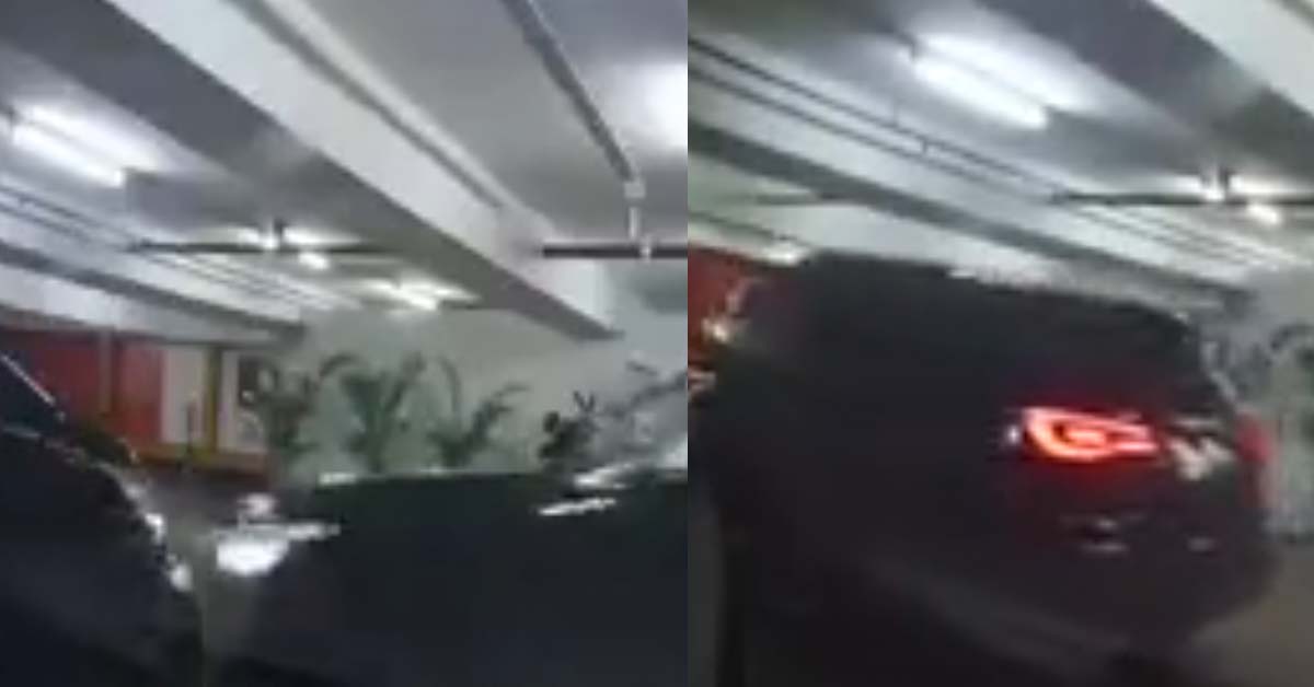 BODOH DRIVER HIT AND RUN AT SELEGIE CAR PARK