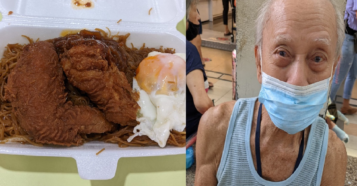 S’PORE MAN BUYS 10 PACKETS OF FOOD TO DISTRIBUTE TO POOR ELDERLY