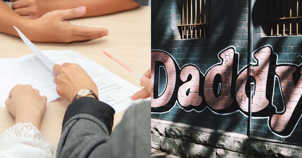 INTERVIEWEE TELLS INTERVIEWER “CAN’T WAIT TO GET NEW DADDY”