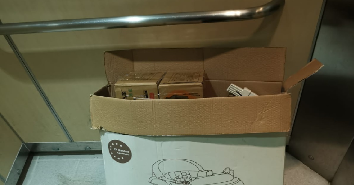 SERANGOON CRESCENT RESIDENT THROWS BOX OF RUBBISH INSIDE LIFT