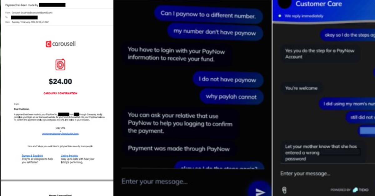 72 VICTIMS LOST OVER $100,000 TO CAROUSELL SCAMMERS SINCE 2022