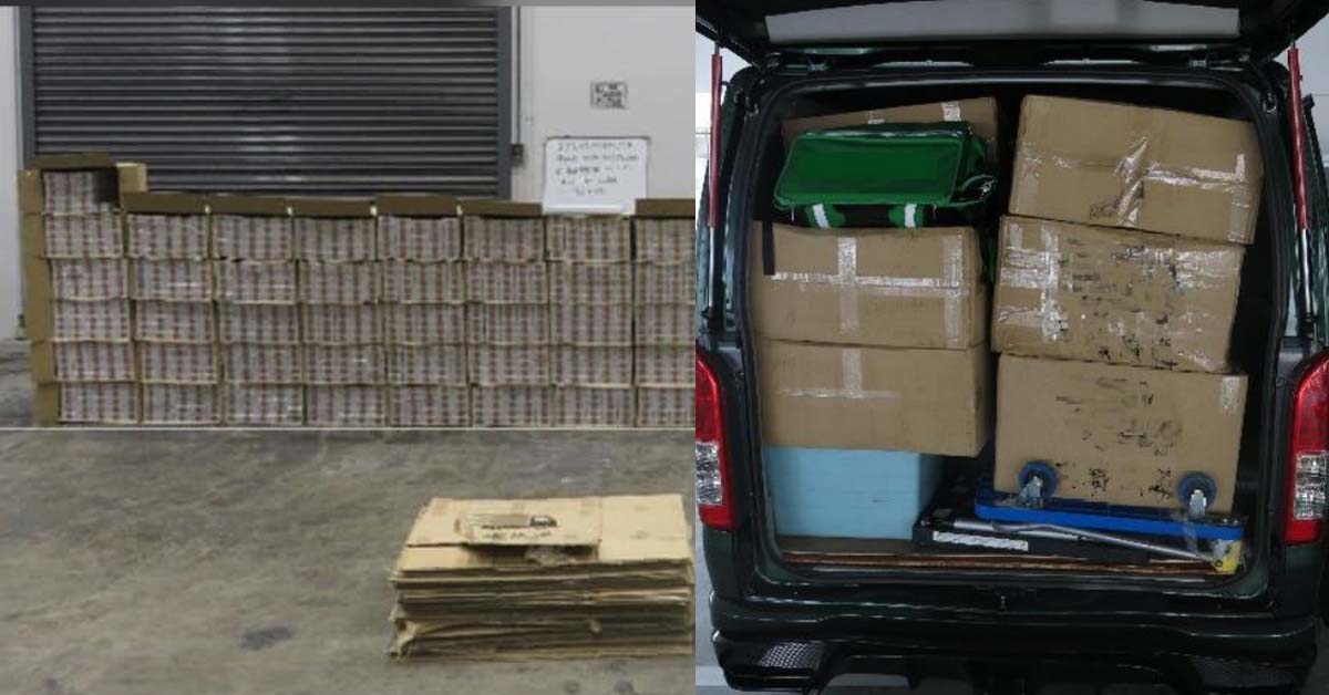 OVER 2,000 CARTONS OF CONTRA CIG SEIZED BY AUTHORITIES, 2 ARRESTED