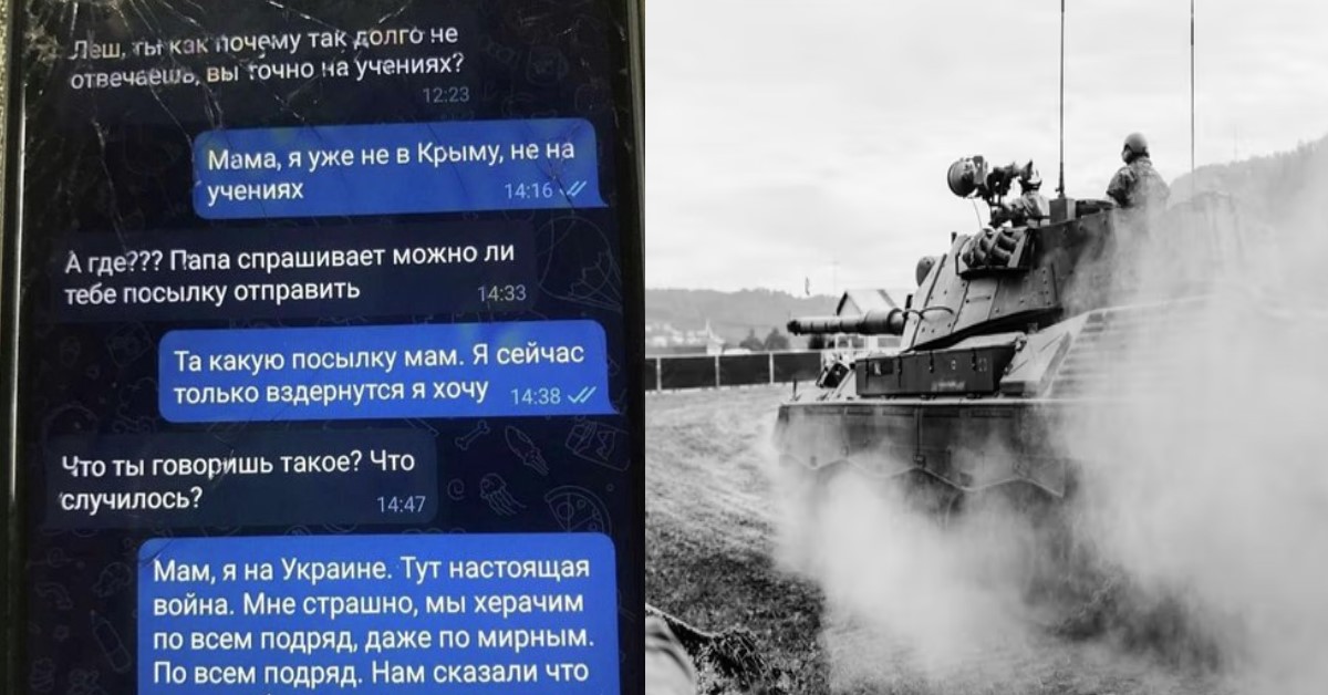 RUSSIAN SOLDIER TEXTS MUM BEFORE DYING: ‘I’M SCARED’