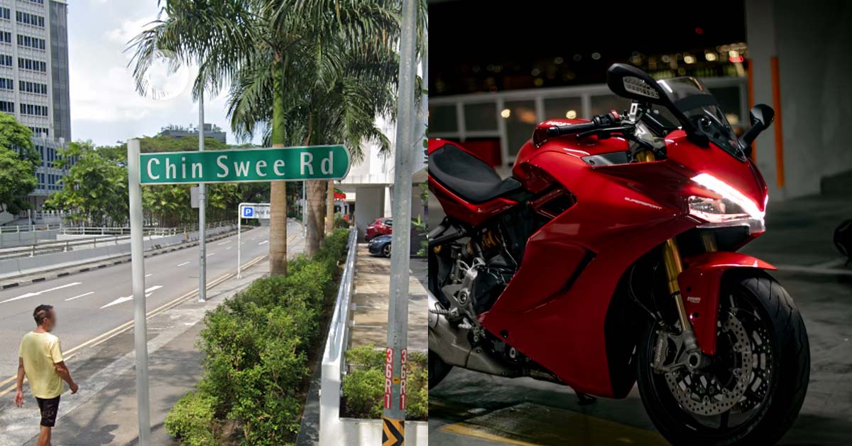 44 Y.O ARRESTED FOR STEALING MOTORCYCLE FROM CHIN SWEE ROAD