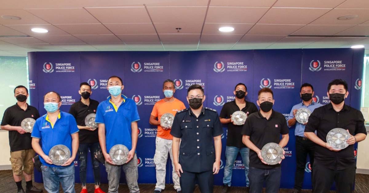 TEN INDIVIDUALS PRESENTED WITH PUBLIC SPIRITEDNESS AWARD FOR BEACH ROAD SLASHING CASE