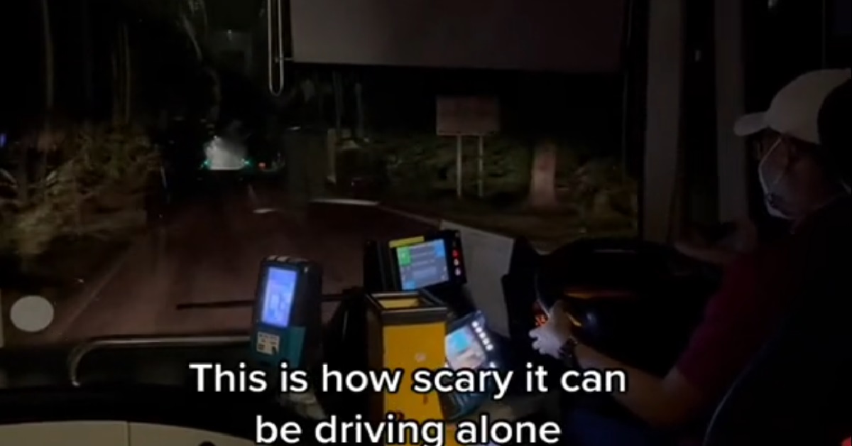 BUS DRIVER SHARES HOW CREEPY IT IS DRIVING ALONG LIM CHU KANG AT NIGHT