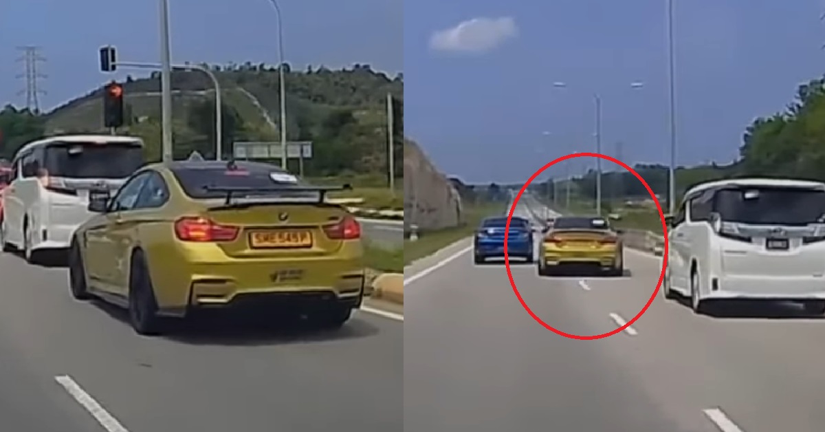 M’SIA POLICE INVESTIGATING S’PORE CAR FOR DANGEROUS DRIVING IN JOHOR