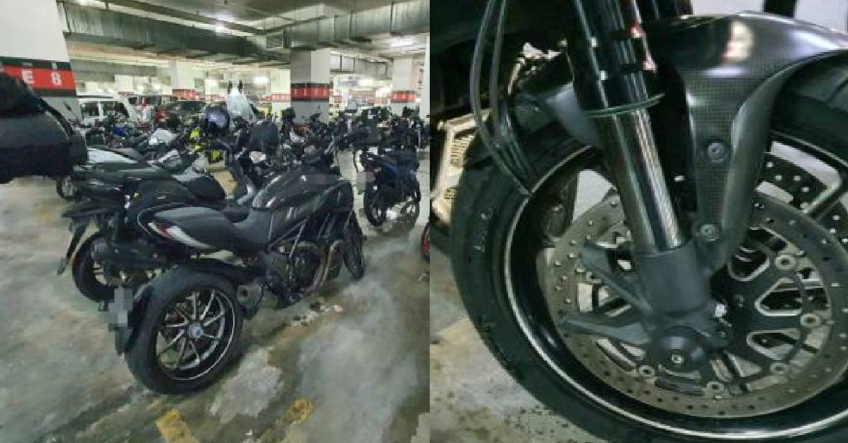 S’PORE GUY’S MOTORBIKE BRAKES ALLEGEDLY CUT OFF WHILE SHOPPING IN JB