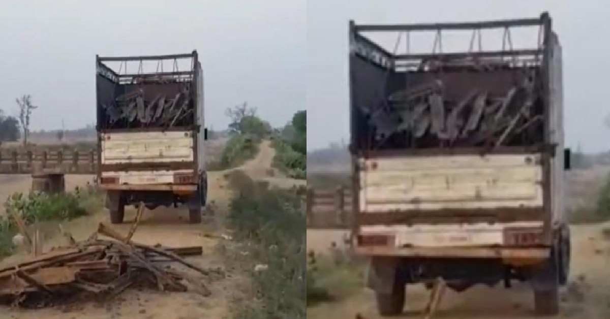 THIEVES IN INDIA PRETEND TO BE CONTRACTORS, STEAL 500 TONNE IRON BRIDGE